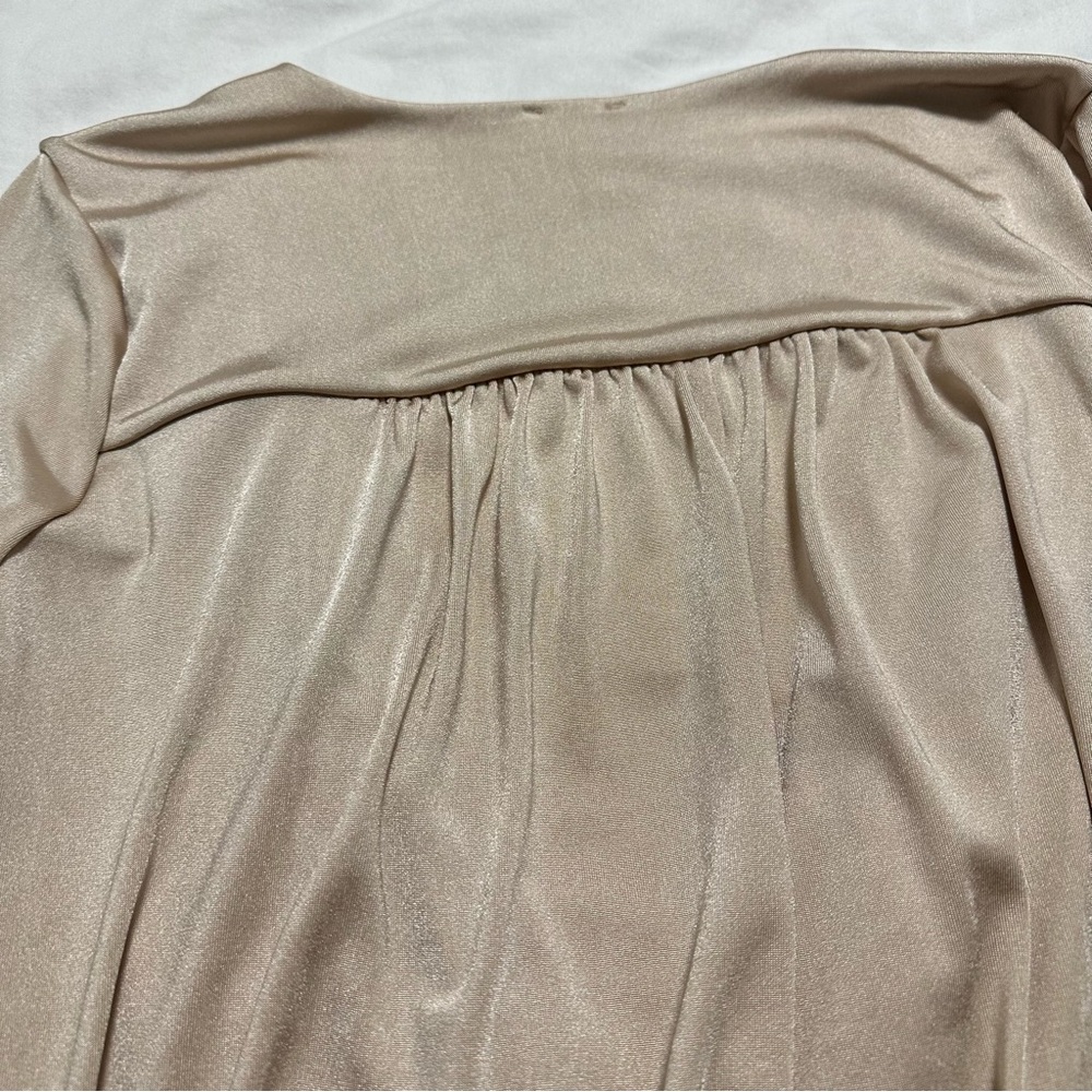 Free People Blush Beige Wrap Bodysuit - Picture 10 of 11